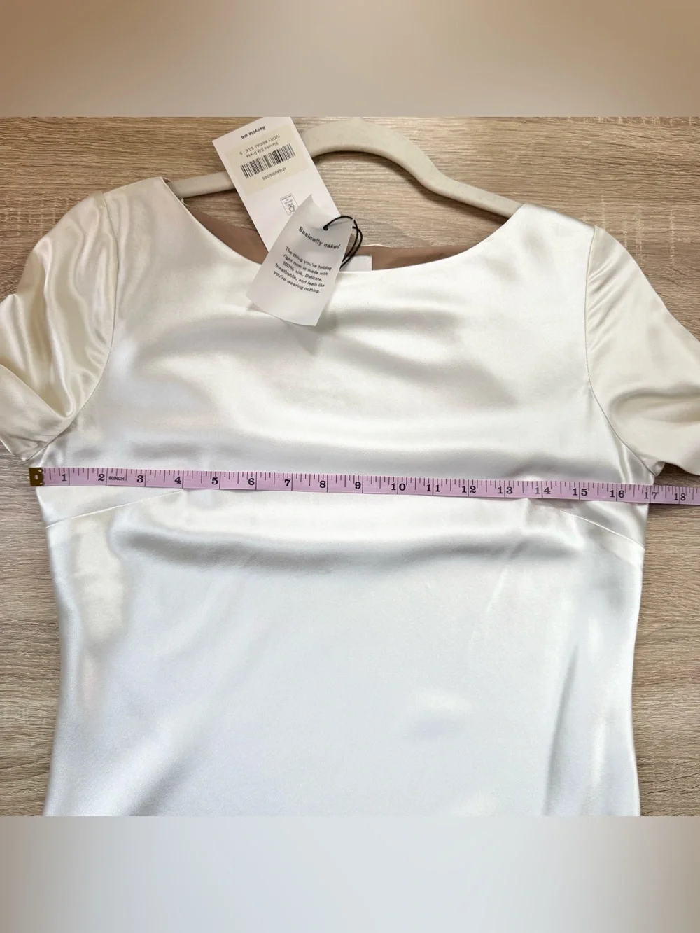 NWT Reformation Blanche Silk Long-Sleeve Mini Dress Ivory Bridal Small - Picture 11 of 16